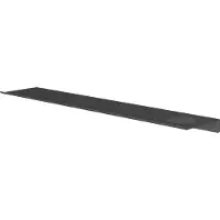 Hotbath &More Planchet 60cm - 1 Uitsparing - Geborsteld Zwart PVD - Accessoires, Wastafel accessoires, Planchetten - 8721333300309