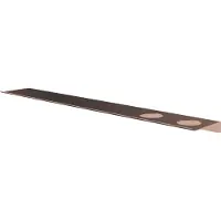 Hotbath &More planchet 80cm met twee uitsparingen voor een zeepdispenser of beker koper geborsteld PVD