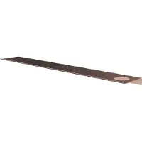 Hotbath &More Planchet 80 cm inclusief bevestigings rails met 1 uitsparing voor een zeepdispenser of beker Geborsteld koper PVD