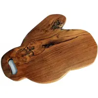 Ancient Wisdom Teak Houten Snijplank - Hand vorm - 40x28cm