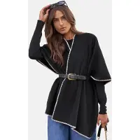 Lipsy Cape zwart / wit