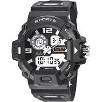 Invicta Activa X Digital ACW495-001 Heren Horloge - Quartz Uurwerk - Plastic met zwarte Wijzerplaat - 55mm