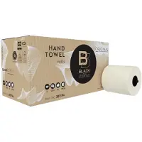 Satino Handdoekrol BlackSatino PT50 Original 2-laags 175m wit 307194