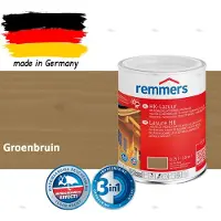 Remmers HK-Lazuur 3in1 Groenbruin 0,75L – Premium Houtbeschermingsbeits voor Buiten – Oplosmiddelhoudend – UV- & Vochtwerend – Impregneer, Grondlaag & Beits in Eén