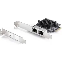 StarTech.com PCIe Gigabit 5G Netwerkkaart met 2 Poorten, PCI Express LAN Kaart 5G/2,5G/1G/100M/10M, Realtek RTL8126, Windows en Linux