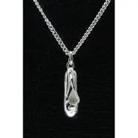 MOOYE ® - Collectie Zilveren Ballet spitzen ketting hanger