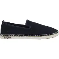 Seavees Ocean Park Slip-On Blauw Suède Leren Dames Espadrilles