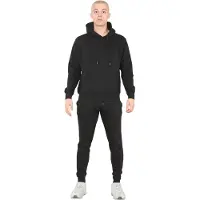 MYT Heren trainingspak met capuchon en capuchon in zwart