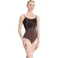 Intermezzo Mernilastrap Sleeveless Leotard Bruin S Vrouw