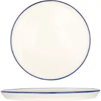 Bonna Dessertbord linea blue porselein 22 cm set van 6