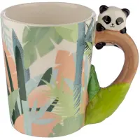 Puckator Pandarama - Gevormd Handvat Keramiek Mok