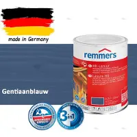 Remmers HK-Lazuur 3in1 Gentiaanblauw 0,75L – Premium Houtbeschermingsbeits voor Buiten – Oplosmiddelhoudend – UV- & Vochtwerend – Impregneer, Grondlaag & Beits in Eén