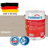 Remmers HK-Lazuur 3in1 Zijdegrijs 2,5L – Premium Houtbeschermingsbeits voor Buiten – Oplosmiddelhoudend – UV- & Vochtwerend – Impregneer, Grondlaag & Beits in Eén