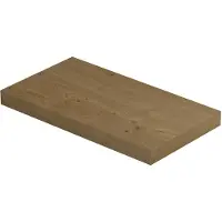 Ink Play 1 Fontein Planchet 40x22cm - Fineer Natur - 8718835095734 - Rechthoekig - Wastafels, Fonteinen, Topbladen