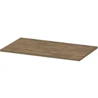 Ink Topdeck 45 Topblad T.b.v. Onderkast - 80x45x1,6cm - MFC - Naturel Eiken - Badkamermeubels, Wastafelbladen - 8718835043728