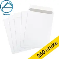 123inkt akte-envelop wit 229 x 324 mm - C4 gegomd (250 stuks)