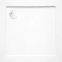 Haceka Belice douchebak vierkant 80x80cm wit