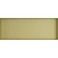 Hotbath &More frameless inbouwnis 30x80x10cm geborsteld messing PVD