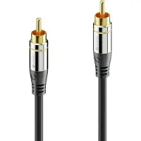 Sonero S-AC800-050 audio kabel 5 m RCA Zwart
