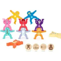 Milan Aliens Torenstapelfiguren Houten Educatief Speelgoed
