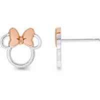Minnie & Mickey Mouse - Disney Ear Stud - Minnie Maus - zilverkleurig - Maat Standard