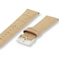 Morellato PMX027BOLLE IG Horlogebandje - Leer - Beige - 24 mm
