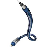 Inakustik 0041205 - Optische kabel - Toslink male/male - 500 cm - Blauw Zilver