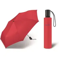 Happy Rain Rode Automatische Paraplu - Compact & Stevig