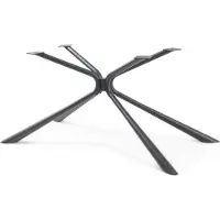 En.casa Tafelonderstel Havosanlurg 160x70x72 cm spider poot zwart []