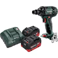 Metabo SSW 18 LTX 300 BL accu-slagmoersleutel 18 V 300 Nm 1/2" borstelloos + 2x LiHD accu 5,5 Ah + oplader
