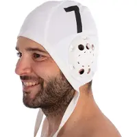 Softee Water Polo Junior Swimming Cap 13 Units Wit Kinderen