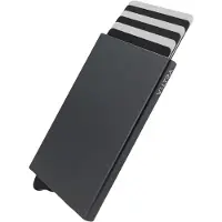 Veltra Wallet - Pasjeshouder - Kaarthouder - Uitschuifbaar - Grijs - Mannen & Vrouwen - RFID bescherming - Aluminium - 1 tot 7 pasjes - Minimalistisch