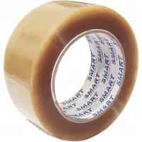 Smart Sterke transparante verpakkingstape - 48 mm x 120 m - rubberen lijm