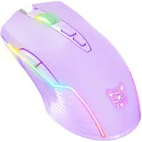 Onikuma CW905 6400 DPI Wired Gaming - Paars gaming muis