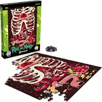 Winning Moves Bügelsäge Rick and Morty Anatomy Park 1000 Teile