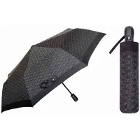 Parasol Automatische Herenparaplu Carbon Steel Zwart Ruitpatroon