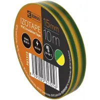 Emos PVC Isolatietape Geel-Groen 15mm x 10m - F61515