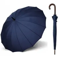 Doppler LONDON Herenparaplu - Groot 108 cm, Houten handvat