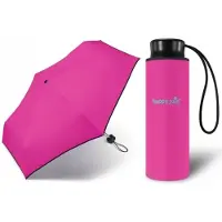 Happy Rain Compacte Paraplu 16,5cm - Opvouwbaar, Lichtgewicht, Roze