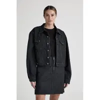 MUD Jeans Gina Jacket Dry Black Size: L | Denim Jackets Outlet | Dames | Zwart