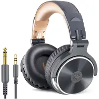 OneOdio - Pro 10 Grijs/Goud - Bedrade hoofdtelefoon - Over ear