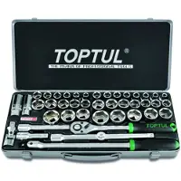 Toptul Dopsleutelset 1/2 43 stuks