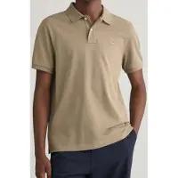 Gant Polo Men Ruggers Ss Dried Clay-XS