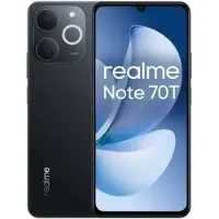 Realme Smartphone Note 70T 6,75" Dubbele nano SIM 256 Go Zwart