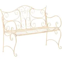 Lomadox Tara Tuinbank antiek/creme
