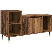 vidaXL TV Kast 100 x 35 x 55 cm Oud Hout Bewerkt hout