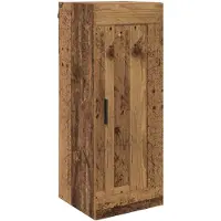 vidaXL Wandkast Oud Hout 34,5 x 34 x 90 cm Bewerkt hout