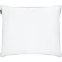 Beliani TEIDE - Hoofdkussen 3 vakken - Wit - 50 x 60 cm - Hoog - Eendenveren