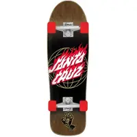 Santa Cruz Global Flame Dot 9.7 X 31.7 Shaped Cruiser Skateboard