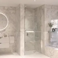 Sanivo Nisdeur set vigo 90x200 chroom